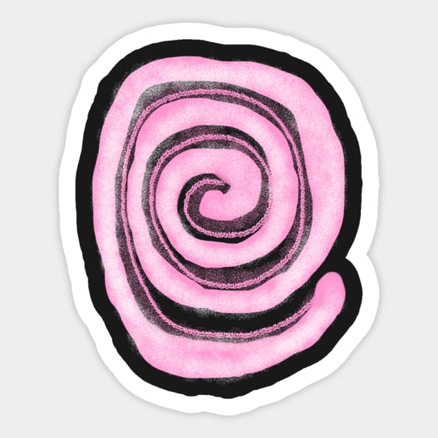 Pink Helix Sticker by byLia